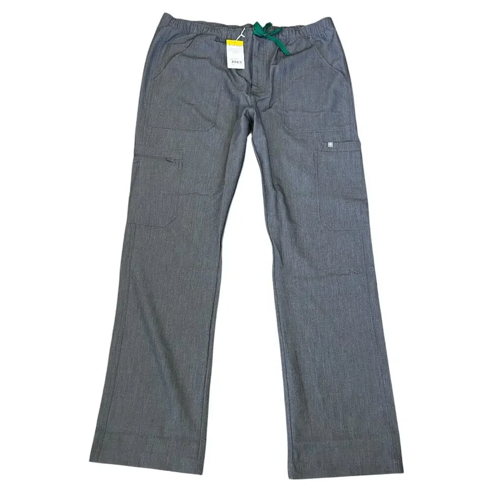 NWT Figs Men’s Graphite Cairo 9 Pocket Cargo Scrub Pants Size XL